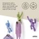 thumbnail image 5 of Juego De 3 Ganchos Decorativos Buddy Para Pared Con Gemas Variadas, 5 of 5