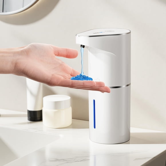 Dispensador de jabón Fantictas automático sin contacto, 350 ml, recargable
