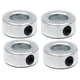 thumbnail image 1 of Collares de acero macizo para ejes de 3/4 pulgadas de diámetro con revestimiento de zinc (paquete de 4), 1 of 7