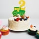 thumbnail image 5 of Cake Topper Vorceary Tractor 2 Birthday Glitter Boy 2 años, 5 of 7