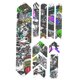 thumbnail image 4 of Pegatinas De Bicicleta Cinta De Protección Pegatinas De Película De Bicicleta Conjunto De Marco Graffiti, 4 of 5