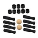 thumbnail image 1 of Asas Para Mesa De Futbolín, Fáciles De Instalar, Negras, Antideslizantes, Octogonales, Con 2 Bolas, 1 of 5