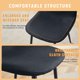 thumbnail image 5 of Silla sencilla de lujo - conjunto de 4 silla de comedor de alta resistencia de material de lino-algodón, 5 of 6