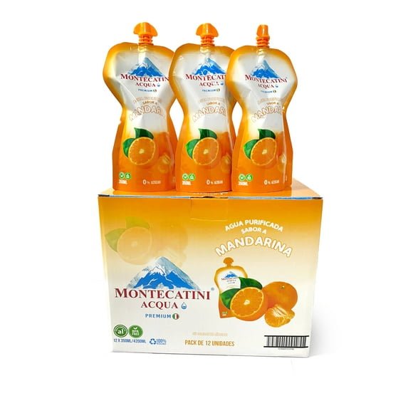 Montecatini Acqua sabor Mandarina Pack x12
