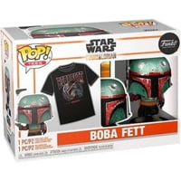 Funko Pop! Camiseta L Metálica Star Wars Boba Fett Mandalorian