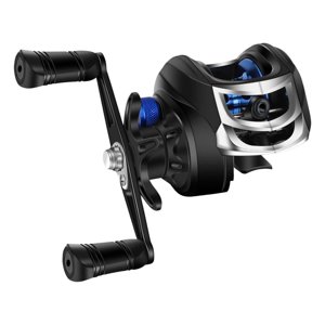 Magideal - Carrete De Baitcasting Con Relación De Transmisión De 7,2:1, Sistema De Freno Sellado, Freno Máximo De 8 Kg, Diseño Compacto Mano Derecha