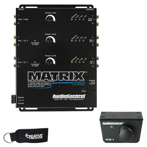 Controlador De Línea Audiocontrol Matrix Plus De 6 Canales Con Control De Nivel
