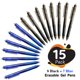thumbnail image 2 of Bolígrafos de gel borrables Lineon 15 unidades – retráctiles, punta fina, 2 of 7