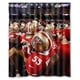 thumbnail image 1 of Cortina de ducha de San Francisco 49Ers, juego de cortina de baño con ganchos, tamaño 60 x 72 pulgadas, 1 of 3