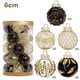 thumbnail image 2 of Bolas de Navidad, adornos para árbol de Navidad, 25 piezas, adornos colgantes para árbol de Navidad, suministros para fiestas, bolas de plástico colgantes para árbol de Navidad., 2 of 5