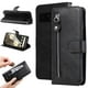 thumbnail image 1 of Funda con Cremallera para Google Pixel 7 Pro, Carcasa Cartera de Cuero PU con Soporte y Tarjetero, 1 of 6