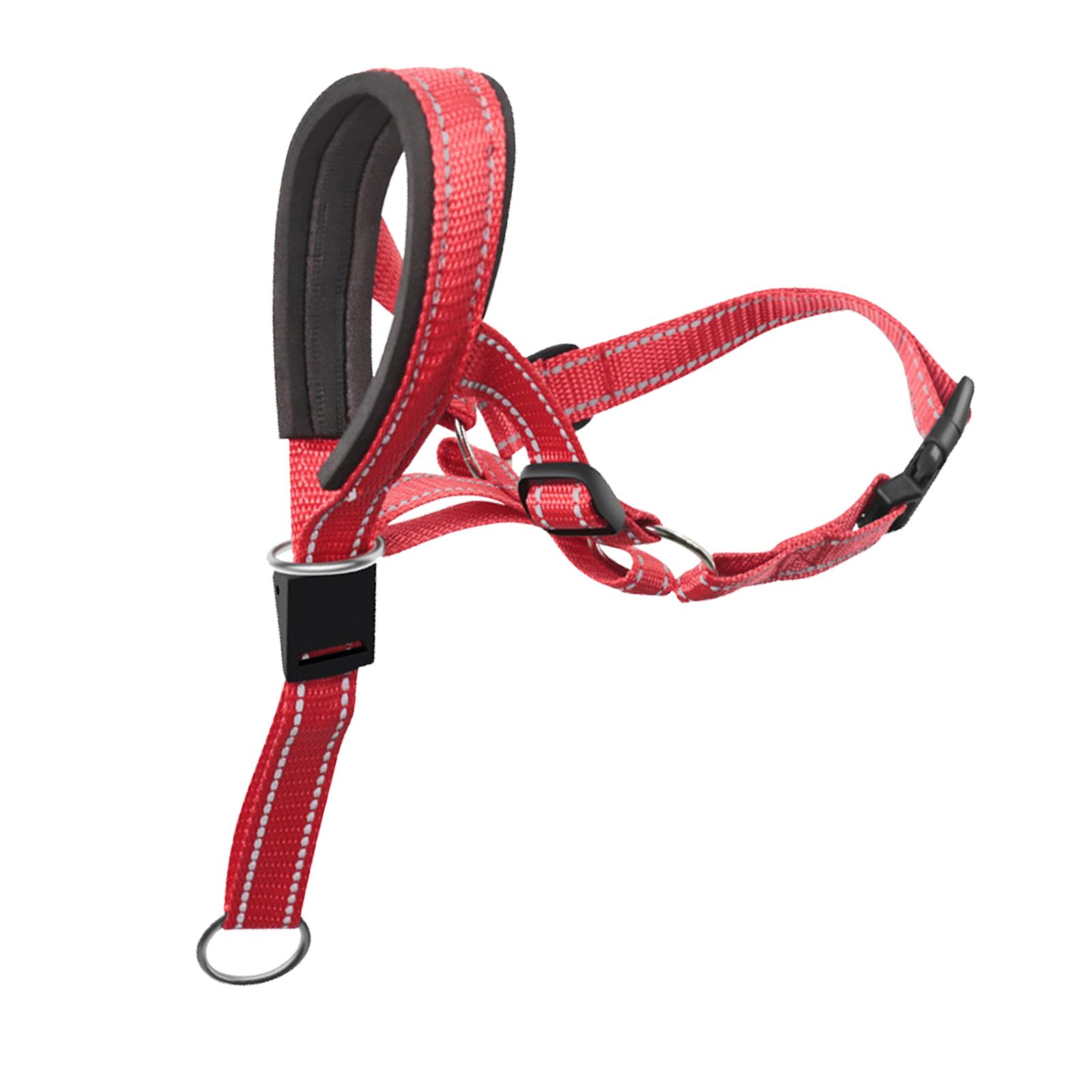 Magideal - Cubierta De Boca De Perro De Ajustable Con Para Mascotas Transpirable Y Bebible Para Perros Para Perros Agresivos Cachorro Colores Rojos L