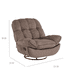 thumbnail image 2 of Bergere Reclinable Milanium: Mecedor Y Giratorio, 2 of 5