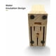thumbnail image 5 of Bloc à couteaux en bois porte-couteau de comptoir organisateur de couteaux avec fente pour ciseaux pour porte-couteau de Cuisine, 5 of 5