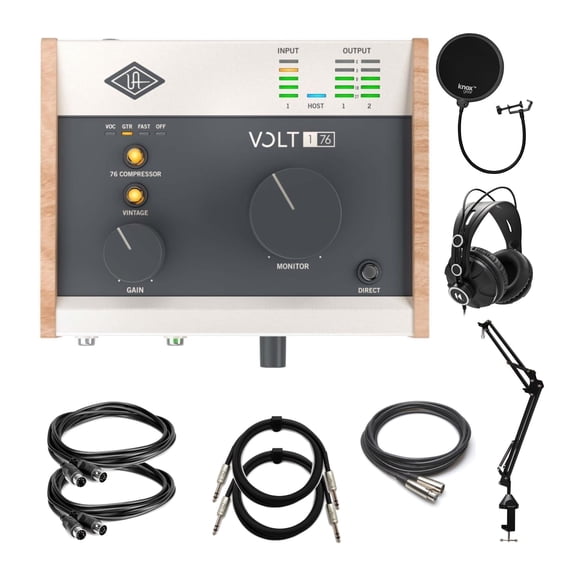 Interfaz de audio USB Universal Audio VOLT-176 con paquete incluido