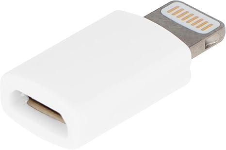 Impormaipu - Adaptador Para Iphone Lightning Otg De 8 Pines Macho A Micro Usb V8 Hembra Conector Hembra