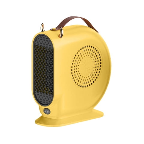 Click Ventas - Mini Calentador De Manos Pies De Rotación Portátil Eléctrico Amarillo