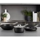 thumbnail image 3 of Utensilios de cocina Frypan Smeg negros de 26 cm con revestimiento antiadherente, 3 of 3