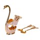 thumbnail image 2 of Elegante Soporte Para Cuchara De Cisne, Cucharas, Vajilla, Comedor, Pastel, Postre, Decoración, Dorado, 2 of 5