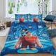 thumbnail image 2 of Wreck It Ralph Conjunto de sábanas temático, trío de piezas, cómodo y amigable con la piel, diseño único, regalo de decoración para el hogar para familiares, amigos y fans,173cm *218cm, 2 of 6