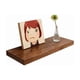 thumbnail image 1 of Repisa Flotante Minimalista Madera Caoba 40cm, 1 of 5