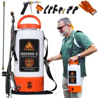 Pulverizador A Batería Petratools 8L Para Césped Y Jardín