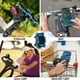 thumbnail image 3 of Soporte de teléfono universal para iPhone Samsung - Abrazadera de manillar para motocicleta, scooter, ATV, barco, bicicleta de spinning, cinta de correr - Agarre de teléfono móvil - Azul, 3 of 5