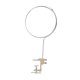thumbnail image 1 of Enhebrador De Cordón Para Pantalones, De Metal, Para Sudaderas, Bolsos, Bricolaje, Cinta Elástica, 20 Cm De Diámetro, 1 of 5