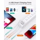 thumbnail image 3 of Protector contra sobretensiones Power Strip Mifaso, 6 salidas y 4 puertos USB, 3 of 8