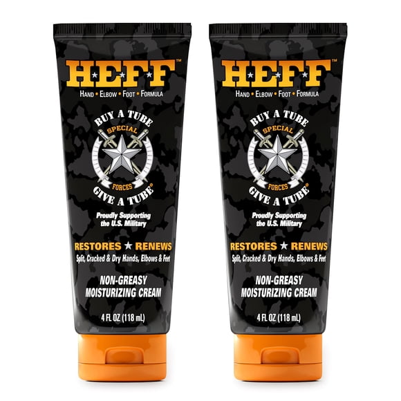 Loción hidratante Heff para manos, codos y pies, 120 ml, paquete de 2