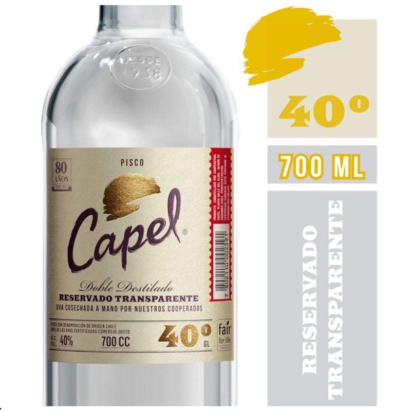 Capel - Pisco 40G 700Cc