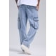 thumbnail image 3 of Jeans Hombre Cargo Bolsillos Azul, 3 of 4