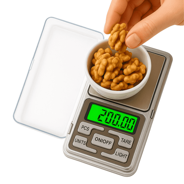 Gramera Digital de Precisión para Cocina o Joyería Hasta 200 gr
