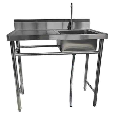 Prochef - Lavafondos Acero Inox. 100X60X90 Cm. Secador Izquierdo