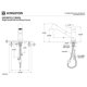 thumbnail image 3 of Grifo de cocina Kingston Brass Gourmetier Wilshire de 8 pulgadas, 3 of 3