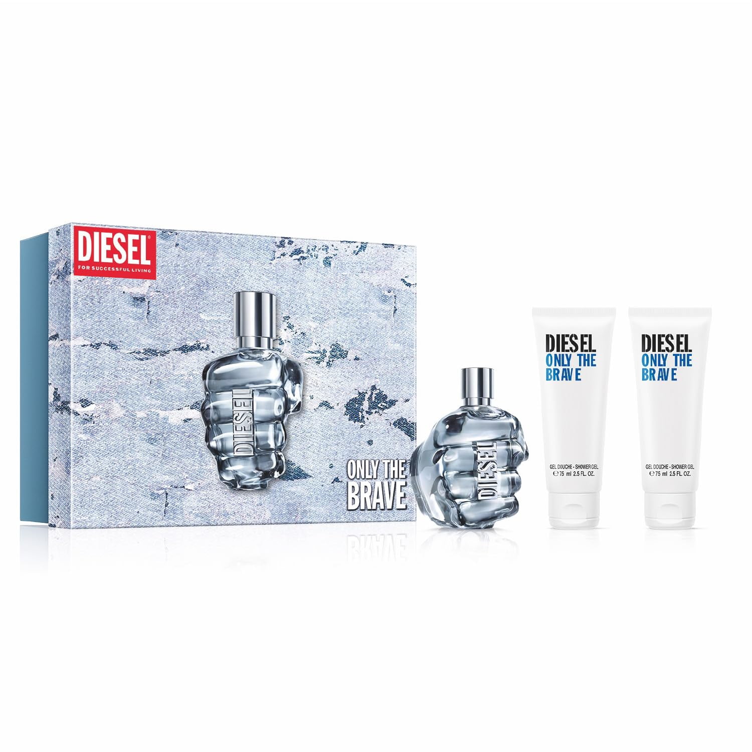 Set De Regalo Con Fragancia Diesel Only The Brave Para Hombre, 125 Ml