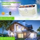 thumbnail image 3 of Luces solares HMCITY de 120 LED con sensor de movimiento IP65, paquete de 6, 3 of 6