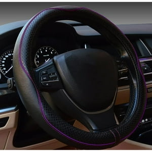 Veat00L - Fundas De Volante Universal De 14,5 - 15 Pulgadas, Fundas De Volante Tipo O, Seguras, Suaves, Transpirables, Duraderas, De Alto Valor Facial
