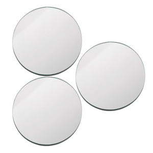 Bothyi - Bandejas Decorativas Plateadas Para Espejo, Plato Para Velas, 3 Uds., Para Decoración De Pared, Acento Para El Hogar