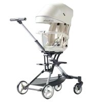 Coche De Paseo 360° Últra Reclinable Playkids Blanco By Lubabycas