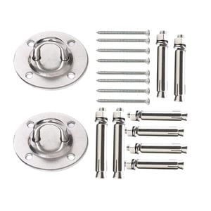 Bothyi - Kit Colgante De Hamaca Para Yoga, Pared De Techo, Silla De Acero Inoxidable Styled