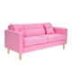thumbnail image 2 of Sofa New Retro 3C Felpa 05 Rosado, 2 of 6