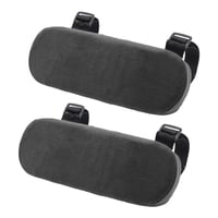 Bothyi - 2X Almohadilla Para Reposabrazos De Silla, Funda Para Reposabrazos Para Silla De Ruedas, Silla De Juegos, Silla De Oficina, Color Negro