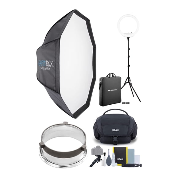 Softbox Westcott Rapid Box Octa-M de 36 pulgadas con anillo de luz LED