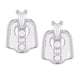 thumbnail image 5 of rhinestone barra dientes tapa colmillos colillas dientes gorras hippy joyas plata, 5 of 5