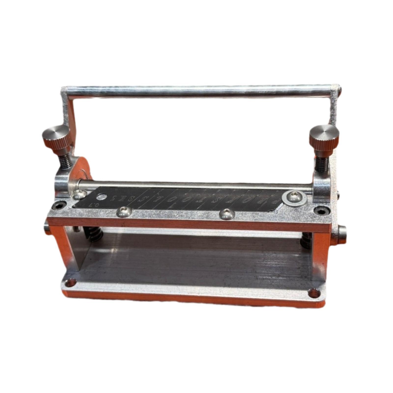 Magideal - Máquina De Cuero De Cuero Máquina De Cuero Skiver Splitter Strap Toer Tool De Corte De Tiros Cinturas De Tira De Cuero Herramienta De Trabajo De Cuero