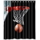 thumbnail image 1 of Cortina de ducha de baloncesto con ganchos (60 x 72 pulgadas), 1 of 3