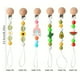 thumbnail image 2 of Soothe Your Baby's Anxiety with this Stainless Steel Pacifier Chain and Handcrafted Beads Clip - Perfect Baby Accessory!, 2 of 3