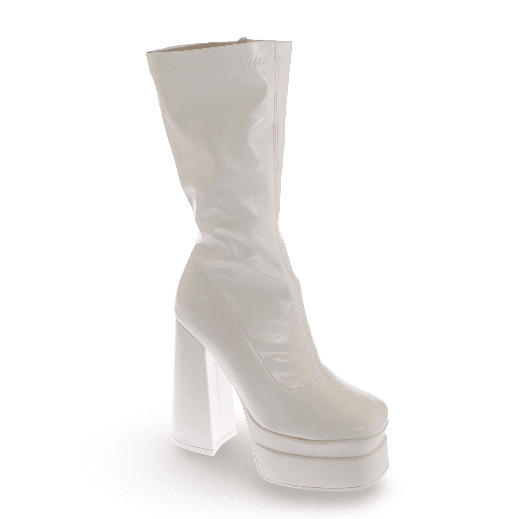 Bota Taco Blanco Vía Franca