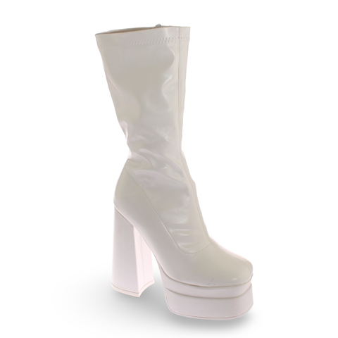 Bota Taco Blanco Vía Franca